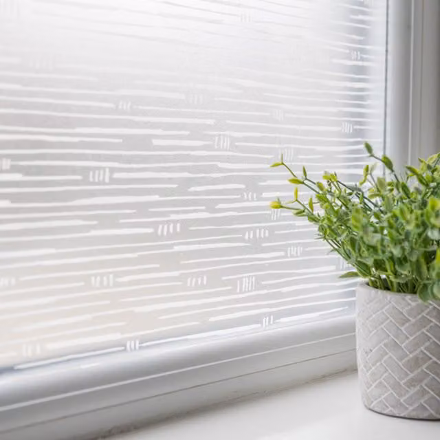 dc fix Japondi Premium Static Cling Window Film, White, W: 67.5 cm x L: 1.5 m