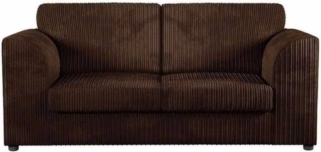 Bliss Furniture Jumbo Cord High Back 3 Seater Sofa in Brown