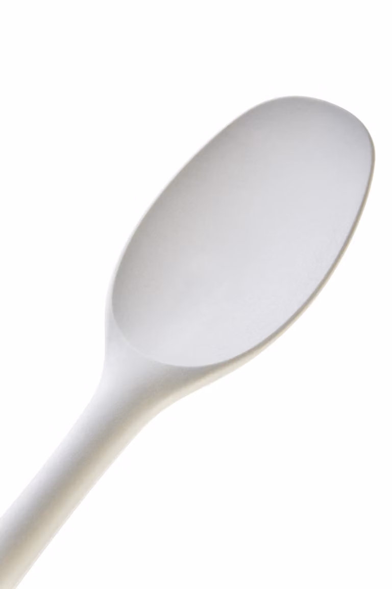 Orsina Sage Green Silicone Cooking Spoon, Heat Resistant and Non-Scratch Oval Serving Utensil