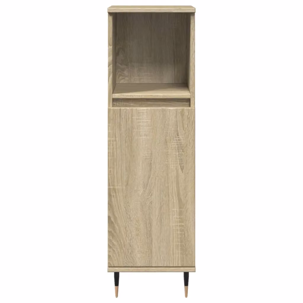Berkfield Home Sonoma Oak Bathroom Cabinet, Brown, W/D/H: 30 x 30 x 100 cm – 2