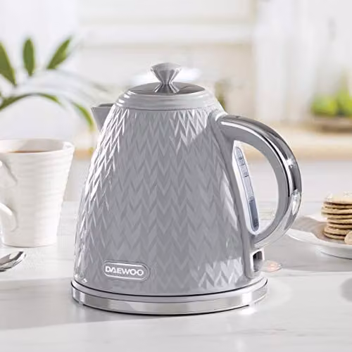 Daewoo Argyle Collection Electric Kettle with Auto Shut Off, 1.7 l, Grey – 2