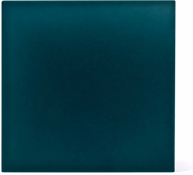 VOSS Euphorbia Petrol Ceramic Field Tile W/D/H: 15.24 x 15.24 x 15.24 cm
