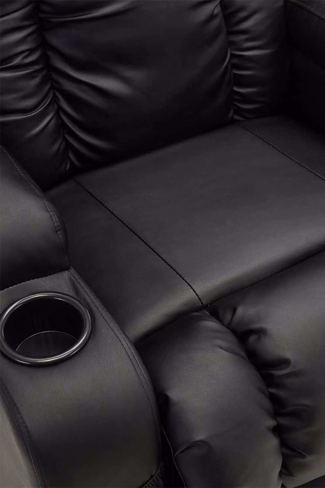 More4Homes Caesar 2+3 Seater Electric Recliner Sofa Set in Black Bonded Leather – 3