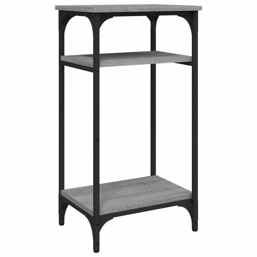 Berkfield Home Sonoma Side Table in Grey, W/D/H: 40 x 30 x 75 cm – 2