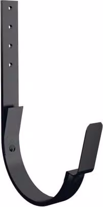 Lindab Black Matt Galvanised Steel Flex-Fit Rafter Angle Bracket for 180mm Half Round Gutters