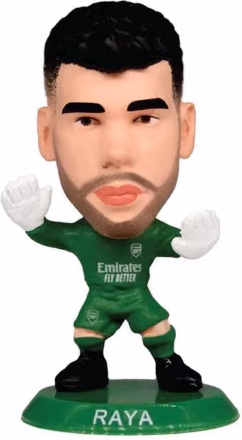 Arsenal FC David Raya SoccerStarz Football Figurine, Multicolour Plastic Tabletop Collectible