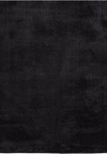 Desire Rugs Comfy Washable Low Pile Living Room Area Rug with Anti-Slip Felt Backing in Black, W: 200 cm, D: 280 cm – 1