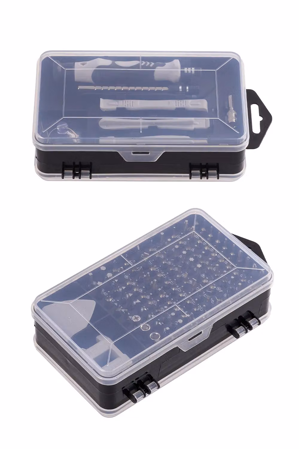 Living and Home 115-in-1 Multi-purpose Precision Screwdriver Set with Magnetic PC Repair Tool Kit and Storage Box in Black and Transparent – 2