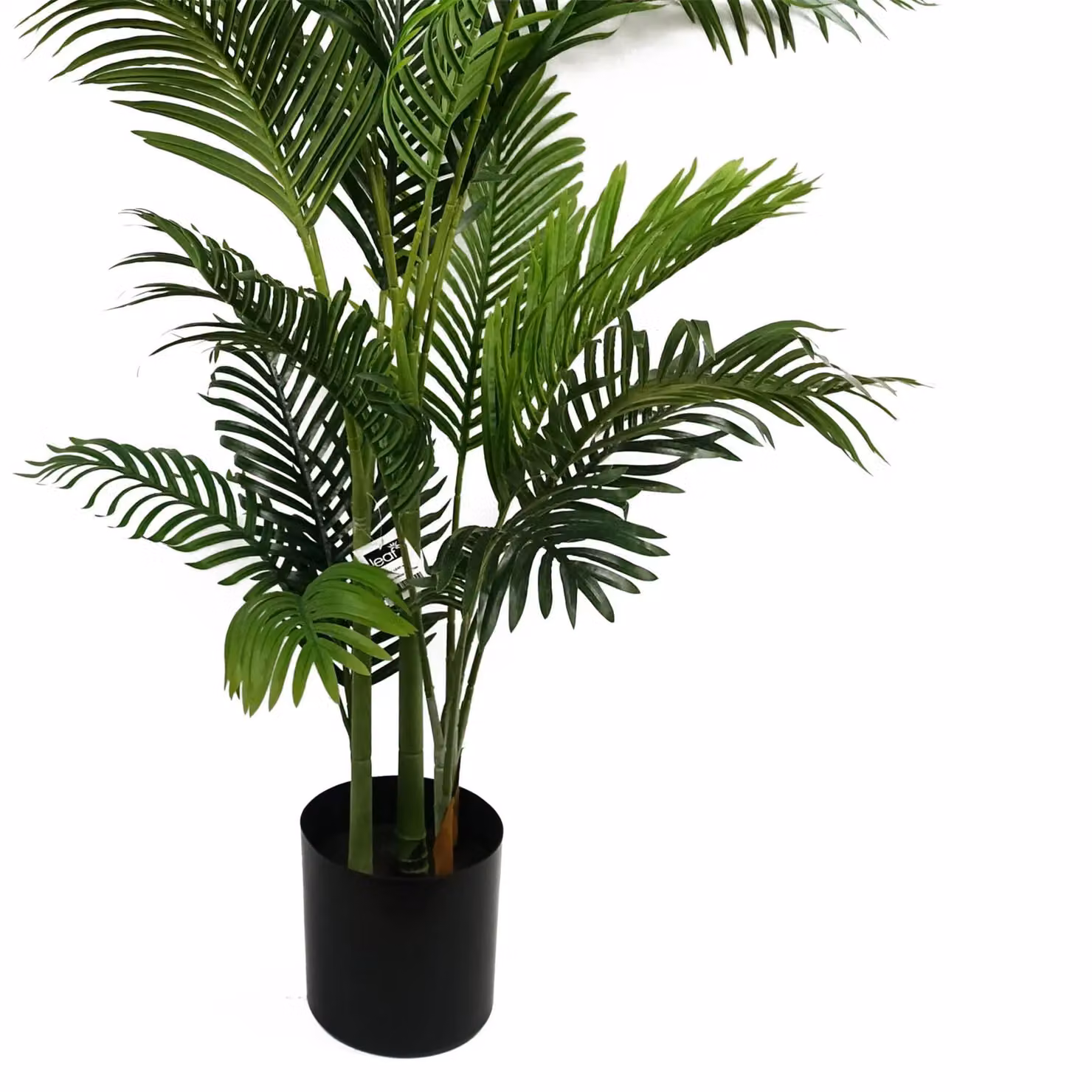Leaf Extra Large 180cm Artificial Palm Tree in a Green Copper Planter – 4