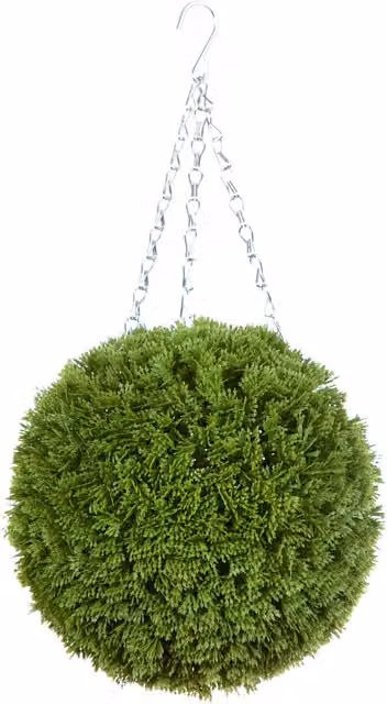 Best Artificial Green Conifer Topiary Ball, Diameter: 28 cm