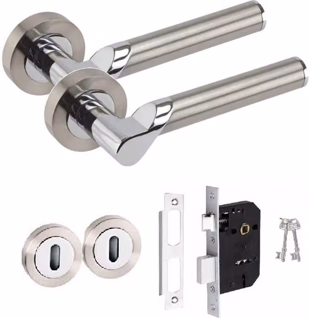 Golden Grace Door Handle in Grey