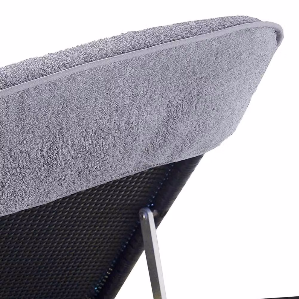 Berkfield Home Grey Quick-Drying Fluffy Beach Towels, 2 Pack, W/H: 75 x 200 cm – 2