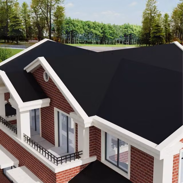 Komore EPDM Rubber Roofing Membrane for Waterproofing, Black, Width: 200 cm
