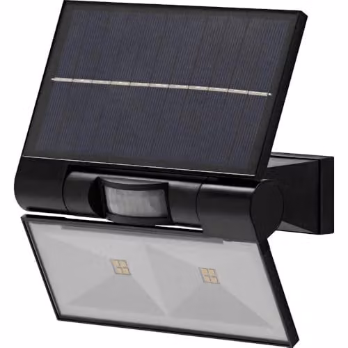 Osram Endura Solar LED Outdoor Floodlight with Motion and Dusk Sensor, 380lm, IP44, Black or Grey