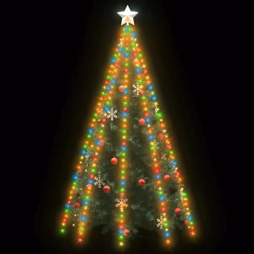 Berkfield Home Multicolour Christmas Tree LED Net Lights with 400 LEDs, 400 cm – 3