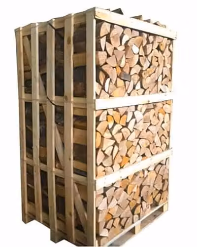 Eco Blaze Kiln Dried Hardwood Firewood, 2000 Litres, 25cm Logs