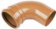 PBSL Group Drainage Bend Single Socket, 87.5 Degree, 160mm, Brown