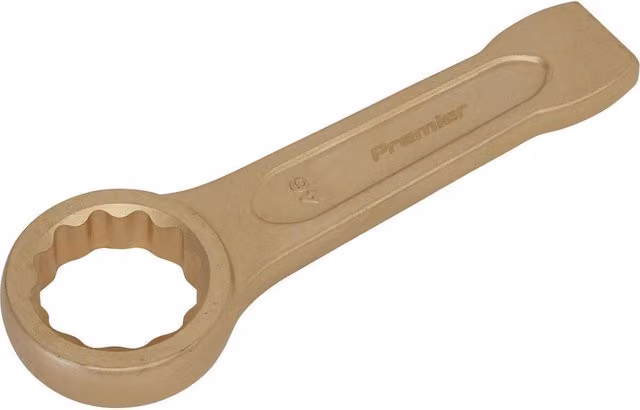 Loops Non-Sparking 46mm Ring End Slogging Spanner with Short Profile Striking End