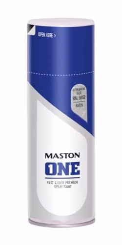 Maston Spray Paint ONE Opaque Satin Blue RAL5002 400ml