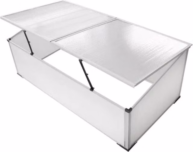 Berkfield Home Cold Frame with 2 Lids, W/D/H: 110 x 55 x 41 cm