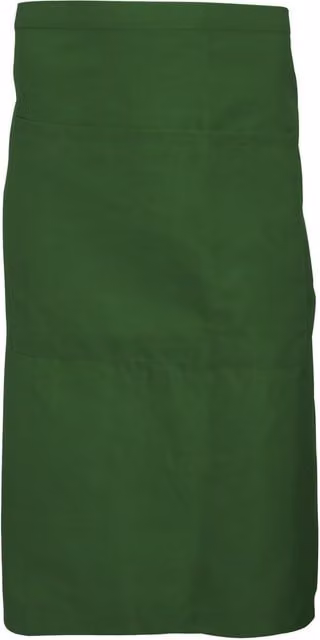 Dennys Catering Waist Apron with Pocket in Bottle Green