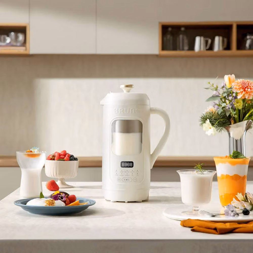Bruno Glass Soymilk Maker 1 l in Beige/White with Timer – 2