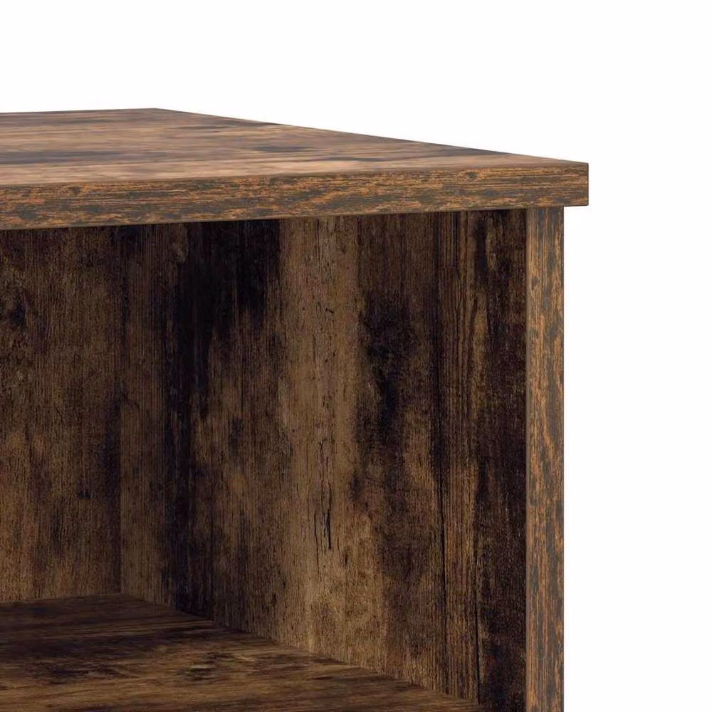 Berkfield Home Smoked Oak Bedside Cabinet in Brown, W/D/H: 40 x 35 x 50 cm – 6