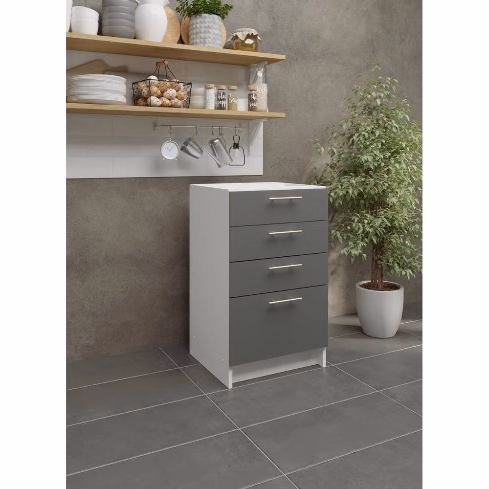 SPETLEK Grey Kitchen Drawer Unit with Fixed Height: 50 cm – 2