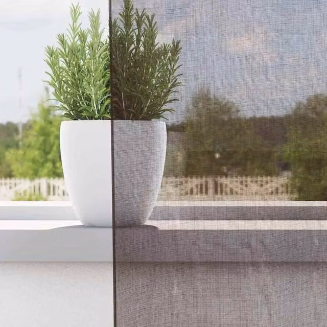 Berkfield Home Brown Voile Fabric Panel Curtains with Eyelets, 2 Pack, W: 140 cm, H: 260 cm – 1