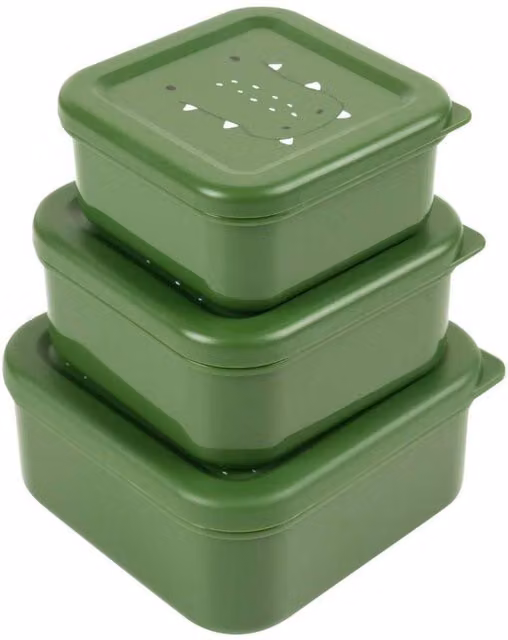 Trixie Mr. Alligator Nesting Snack Box Set, 3 Pieces, Green, Stackable