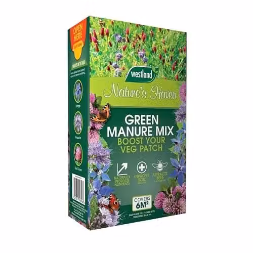 Unwins Nature's Haven Green Manure Wildflower Seed Mix, Multicolour, 1.2kg – 1