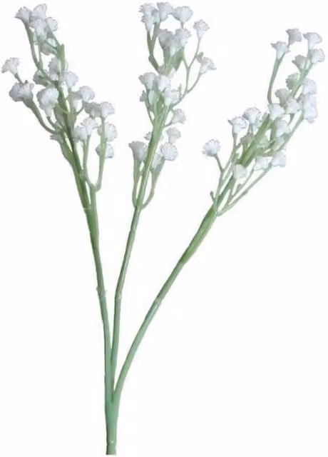 KDMD White Gypsophila Artificial Flowers, Height: 72 cm