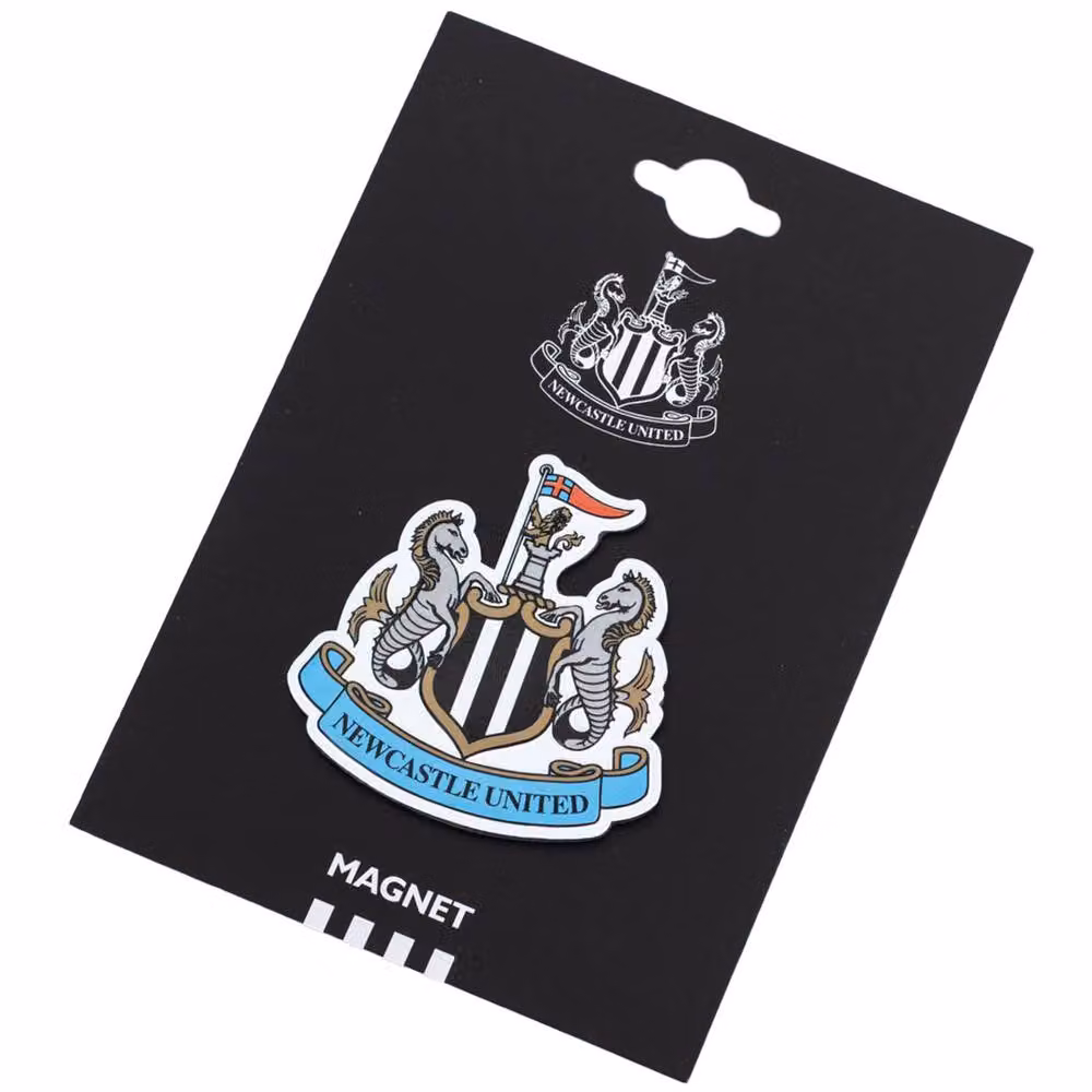 Newcastle United FC Crest Metal Fridge Magnet in Black – 3