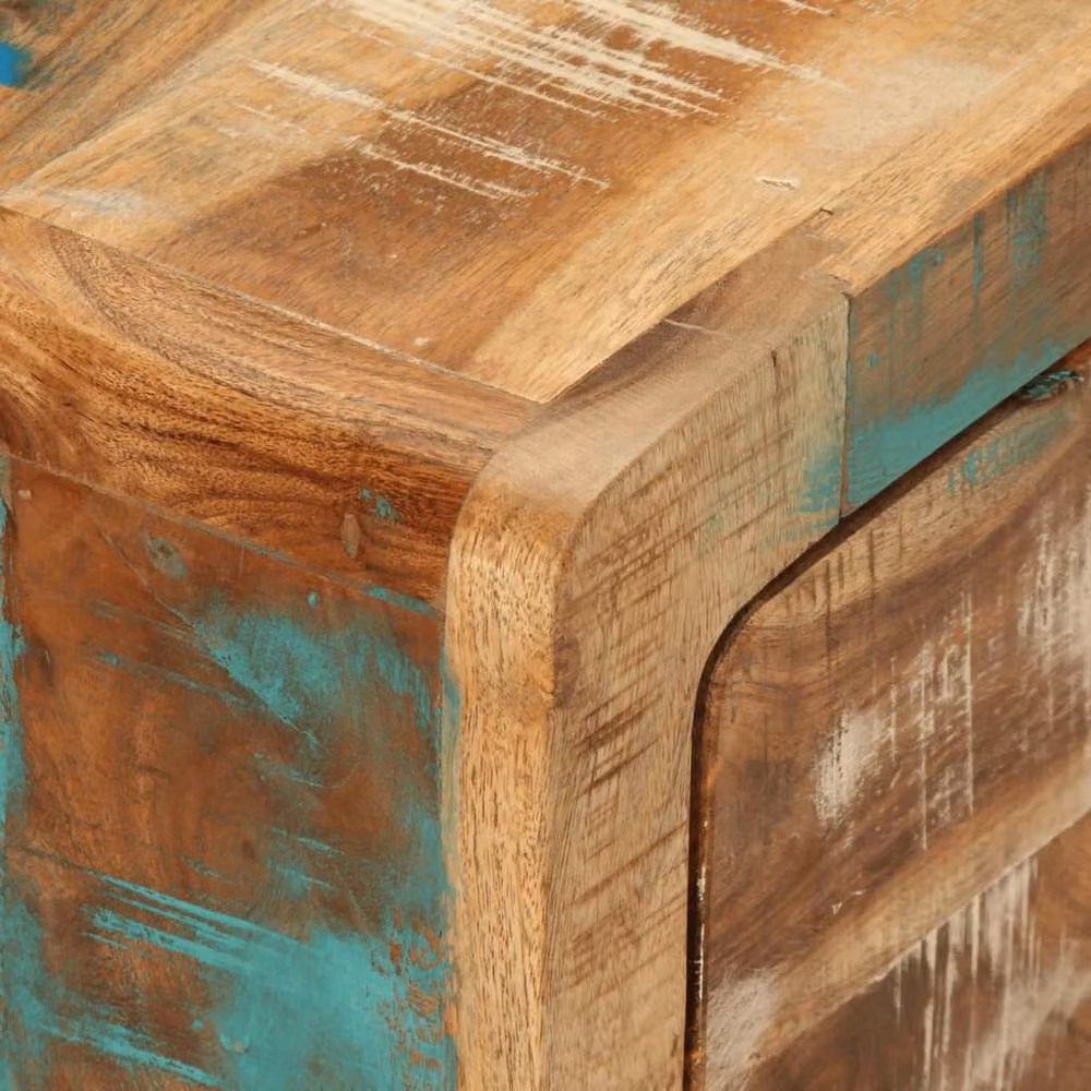 Berkfield Home Reclaimed Solid Wood Coffee Table in Brown, W: 89 cm, D: 55 cm, H: 29 cm – 3