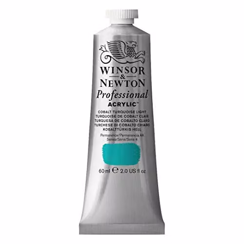 Winsor & Newton Professional Acrylic Paint, Turquoise, 60 ml – 2