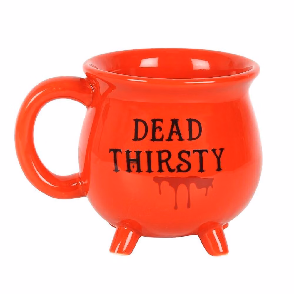 Something Different Dead Thirsty Cauldron Ceramic Mug in Red – 2