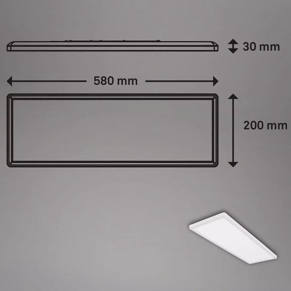 SPETLEK Modern White LED Panel Ceiling Light – 3