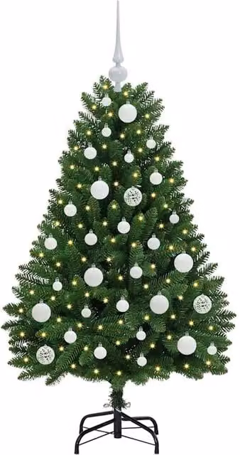 Berkfield Home Elegant Green Artificial Tabletop Christmas Tree with Stand, Height: 120 cm – 1