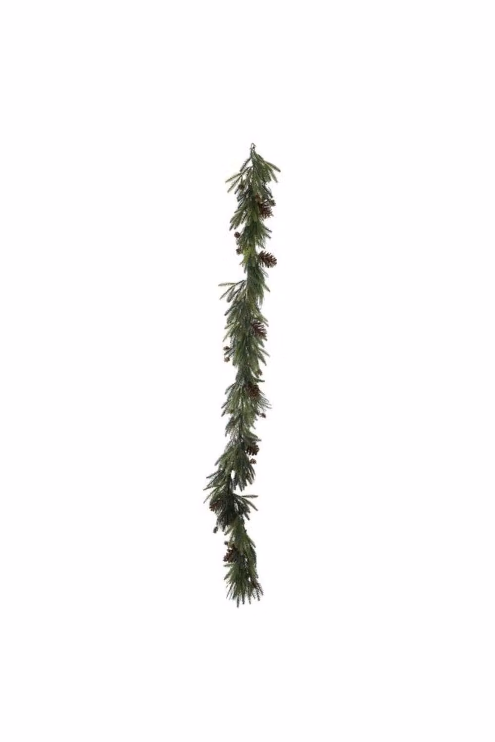 KDMD Green Pine Garland with Cones and Foliage, 180 cm – 2