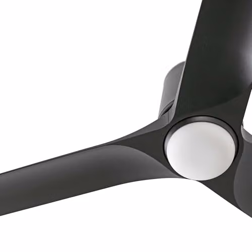 Netlighting Hey Tube Small 3 Blade Ceiling Fan in Black with Tuya Smart System and CCT Lighting – 2