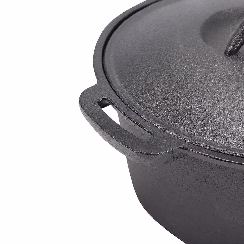 EONLION Non Stick Cast Iron Milk Pan and Saucepan in Black – 5