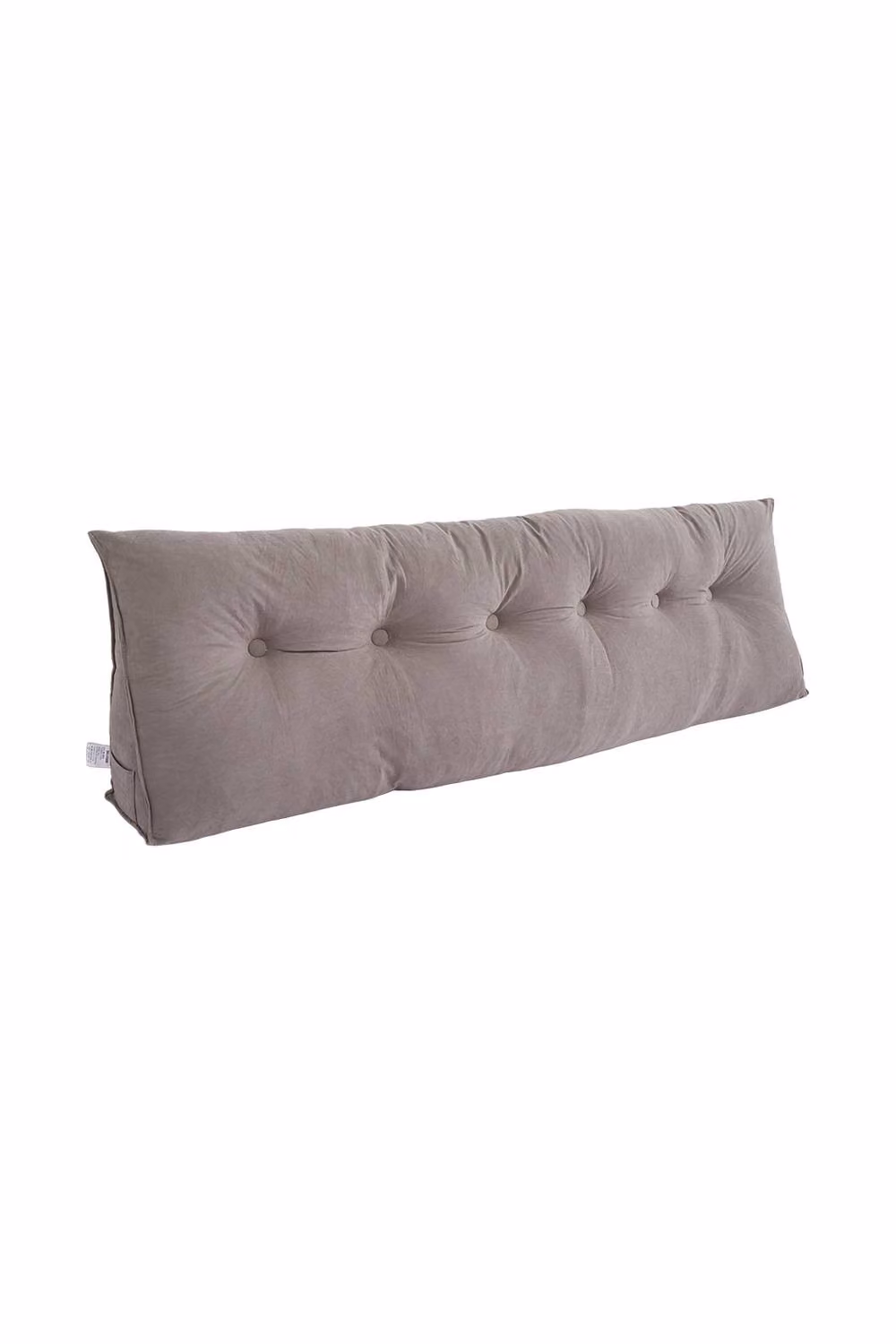 Living and Home Large Washable Wedge Headboard Pillow with Side Pocket in Light Oak – 2