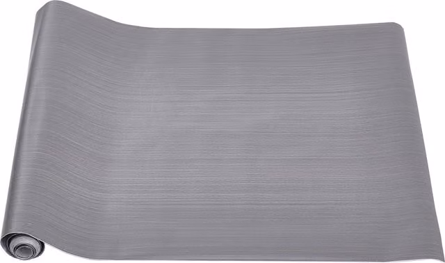 Livingandhome Self-Adhesive Wood Grain Wallpaper Roll in Grey
