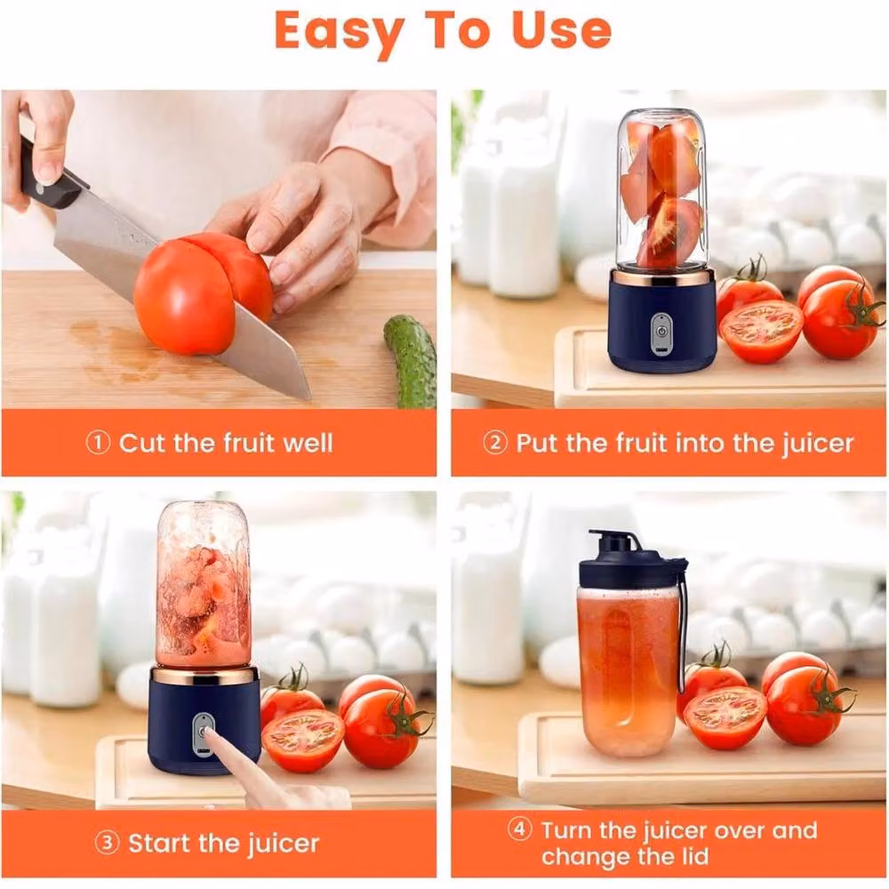 PAWNORA Electric Citrus Juicer in Blue – 4