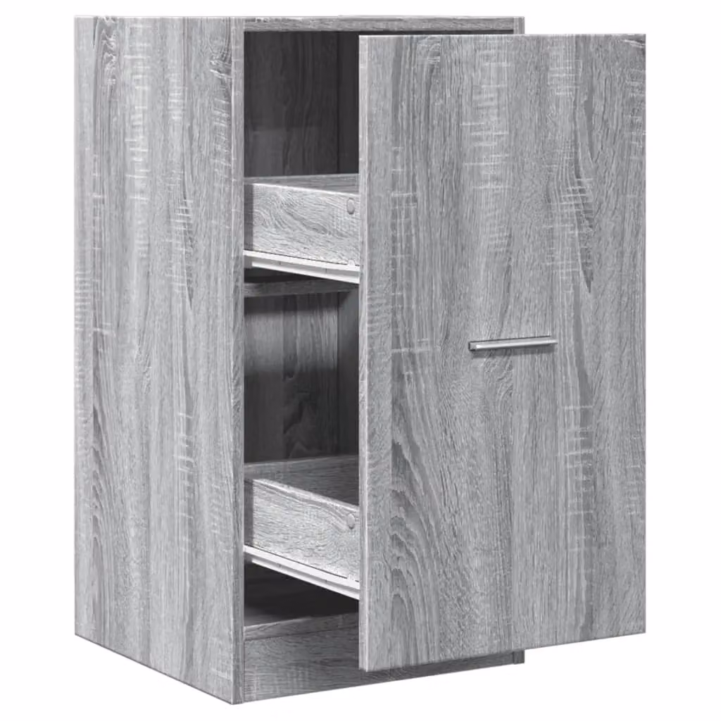 Berkfield Home Apothecary Cabinet in Grey Sonoma, W: 40 cm, D: 41 cm, H: 77.5 cm – 2
