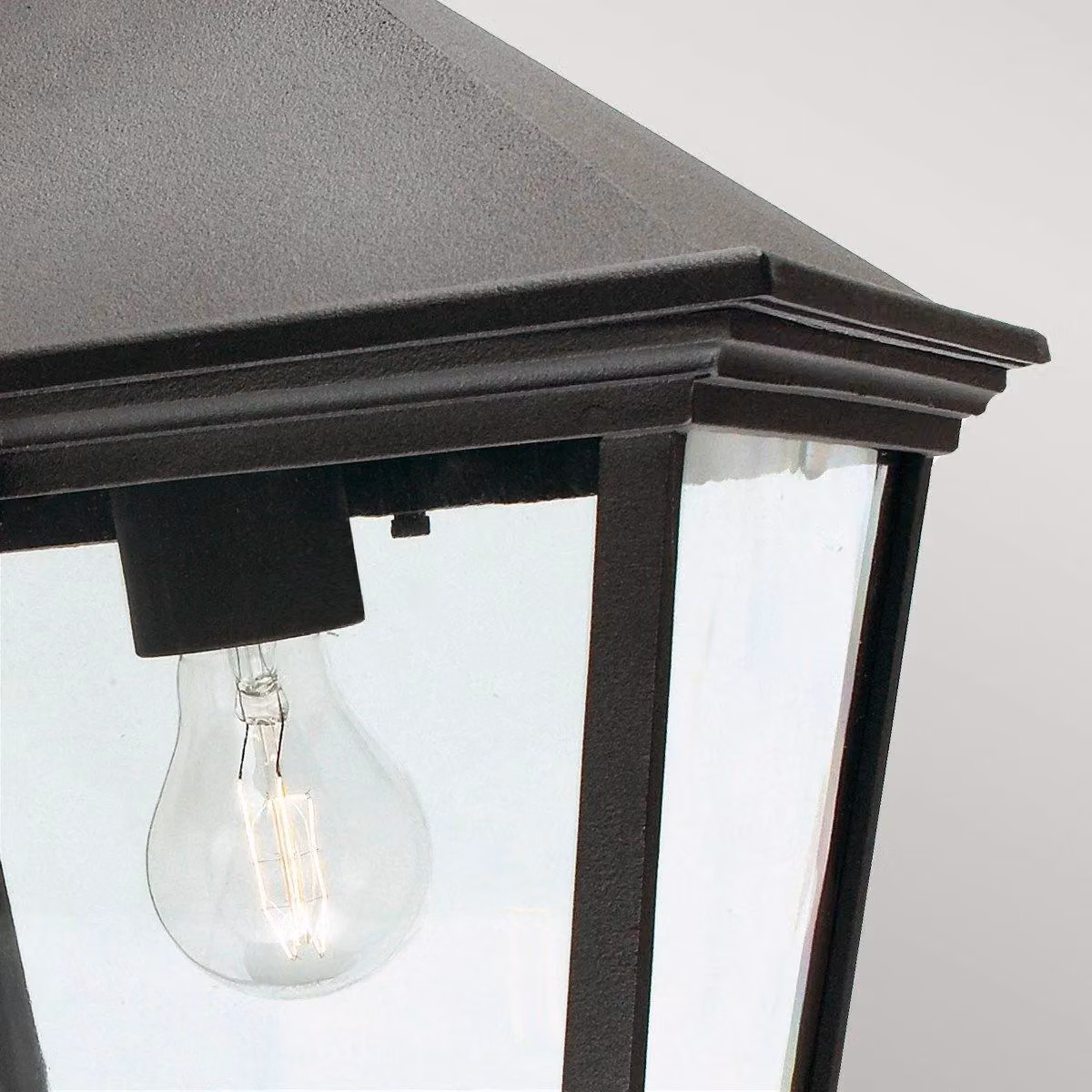 Netlighting Turin Grande Black Outdoor Ceiling Chain Lantern with IP54 Rating and E27 Socket – 2
