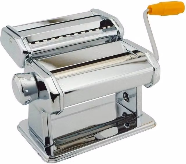 FLAVORA 5 in 1 Stainless Steel Pasta Maker for Lasagne and Spaghetti, Silver, W/D/H: 100 x 15 cm – 1