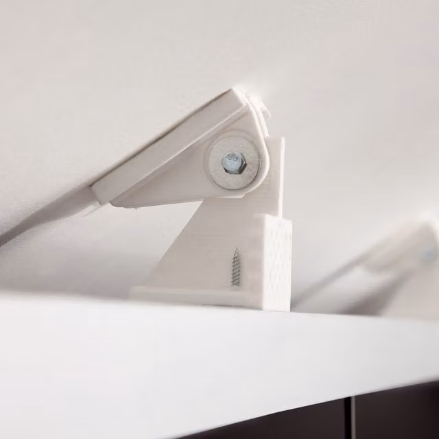 Spacepro Angled Ceiling Bracket in White