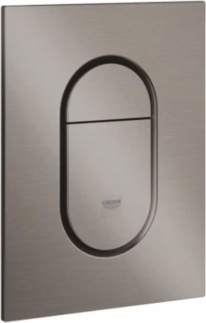 Grohe Arena Cosmo Small Flush Plate in Brushed Hard Graphite 37624AL0