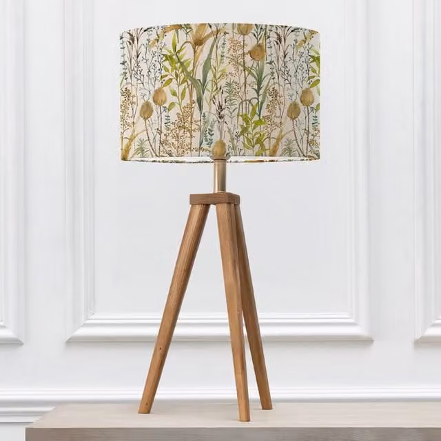 Voyage Maison Aratus Table Lamp with Lydiard Eva Lampshade in White and Multicolour